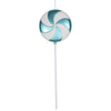 Vickerman M152117 24" Teal-White Candy Lollipop Christmas Ornament