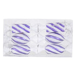 Vickerman M152406 4" Purple-White Candy Christmas Ornament 6 Per Box