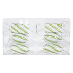 Vickerman M152414 4" Lime-White Candy Christmas Ornament 6 Per Box