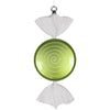 Vickerman M152835 13" Lime-White Swirl Flat Candy Christmas Ornament