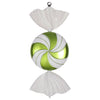 Vickerman M153014 18.5" Lime-White Flat Swirl Candy Christmas Ornament