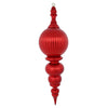 Vickerman M162803 28" Red Shiny Finial Ornament