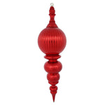 Vickerman M162803 28" Red Shiny Finial Ornament
