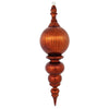 Vickerman M162888 28" Copper Shiny Finial Ornament