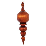 Vickerman M162888 28" Copper Shiny Finial Ornament