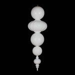 Vickerman M165911 54" White Shiny And Matte Finial Ornament