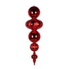 Vickerman M165903 54" Red Shiny And Matte Finial Ornament