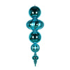 Vickerman M165912 54" Turquoise Shiny And Matte Finial Ornament