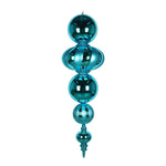 Vickerman M165912 54" Turquoise Shiny And Matte Finial Ornament