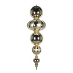 Vickerman M165938 54" Champagne Shiny And Matte Finial Ornament