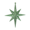 Vickerman M167254 8" Celadon Iridescent Glitter Bethlehem Star Christmas Ornament 4 Per Box
