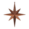 Vickerman M167488 12" Copper Iridescent Glitter Bethlehem Star Christmas Ornament 2 Per Box