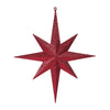 Vickerman M167565 15.75" Burgundy Iridescent Glitter Bethlehem Star Christmas Ornament