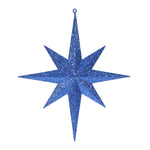 Vickerman M167524 15.75" Emerald Iridescent Glitter Bethlehem Star Christmas Ornament