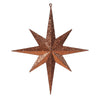 Vickerman M167588 15.75" Copper Iridescent Glitter Bethlehem Star Christmas Ornament