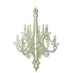 Vickerman M170124 24" Champagne Glitter Chandelier Christmas Ornament