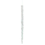 Vickerman M174118 18" Clear Acrylic Icicle Christmas Ornament. 4 Per Box.