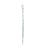 Vickerman M174124 24" Clear Acrylic Icicle Christmas Ornament. 2 Per Box.