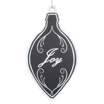 Vickerman M176123 7" Black-White Flat Joy Hologram Finial. Comes 6 Per Bag