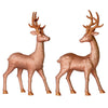 Vickerman MC187358 16.5" Rose Gold Deer Christmas Ornament Set