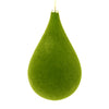 Vickerman M181864 10.5" Moss Green Flocked Waterdrop Ornament