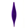 Vickerman M182066 13" Purple Flocked Shuttle Ornament