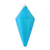 Vickerman M183012S 7" Turquoise Shiny Lantern Christmas Ornament 4 Per Bag