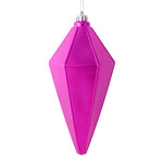 Vickerman M183070S 7" Fuchsia Shiny Lantern Christmas Ornament 4 Per Bag