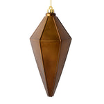 Vickerman M183076S 7" Mocha Shiny Lantern Christmas Ornament 4 Per Bag