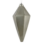 Vickerman M183087S 7" Pewter Shiny Lantern Christmas Ornament 4 Per Bag