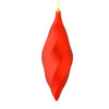 Vickerman M183103M 8" Red Matte Swirl Finial Ornament Pack Of 6