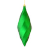 Vickerman M183104M 8" Green Matte Swirl Finial Ornament Pack Of 6