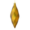 Vickerman M183114M 8" White Matte Swirl Finial Ornament Pack Of 6