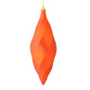 Vickerman M183118M 8" Burnished Orange Matte Swirl Finial Ornament Pack Of 6