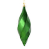 Vickerman M183124S 8" Emerald Shiny Swirl Finial Ornament Pack Of 6