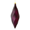 Vickerman M183134M 8" Lilac Matte Swirl Finial Ornament Pack Of 6
