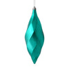 Vickerman M183142S 8" Teal Shiny Swirl Finial Ornament Pack Of 6