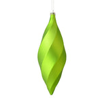 Vickerman M183154M 8" Celadon Matte Swirl Finial Ornament Pack Of 6