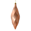 Vickerman M183158S 8" Rose Gold Shiny Swirl Finial Ornament Pack Of 6