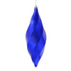 Vickerman M183166S 8" Purple Shiny Swirl Finial Ornament Pack Of 6