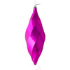 Vickerman M183170S 8" Fuchsia Shiny Swirl Finial Ornament Pack Of 6