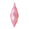 Vickerman M183179M 8" Pink Matte Swirl Finial Ornament Pack Of 6