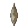 Vickerman M183187M 8" Pewter Matte Swirl Finial Ornament Pack Of 6
