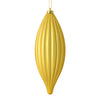 Vickerman M183208M 8" Gold Matte Line Finial Ornament Pack Of 4