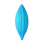 Vickerman M183212M 8" Turquoise Matte Line Finial Ornament Pack Of 4