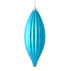Vickerman M183212S 8" Turquoise Shiny Line Finial Ornament Pack Of 4