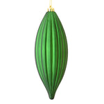Vickerman M183224M 8" Emerald Matte Line Finial Ornament Pack Of 4