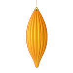 Vickerman M183230M 8" Antique Gold Matte Line Finial Ornament Pack Of 4