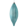 Vickerman M183232S 8" Baby Blue Shiny Line Finial Ornament Pack Of 4