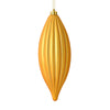 Vickerman M183237M 8" Honey Gold Matte Line Finial Ornament Pack Of 4